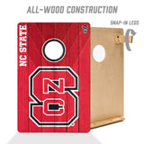 NC State Wolfpack 2x3 All Wood Cornhole Game Set