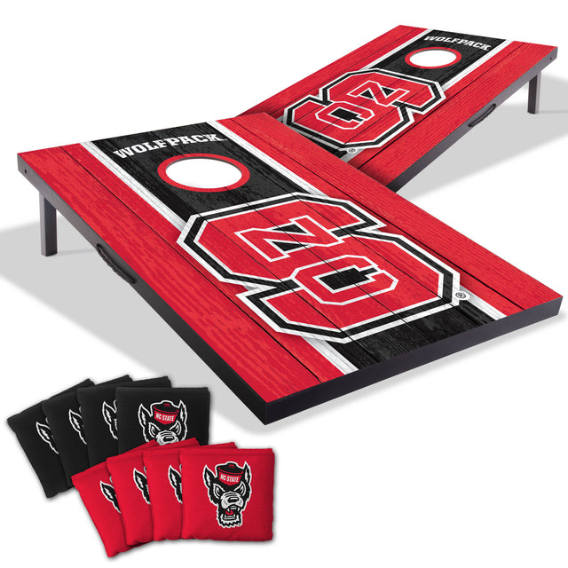 NC State Wolfpack 2x3 MDF Cornhole Game Set