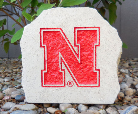 Show your love for the Nebraska Huskers when you add this Engraved Limestone Decorative Stone to your collection.