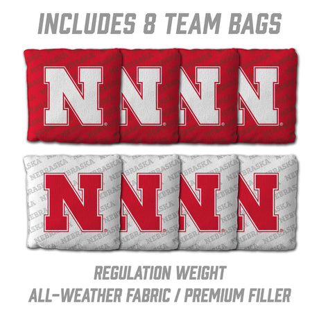 Nebraska Huskers 2x3 All Wood Cornhole Game Set