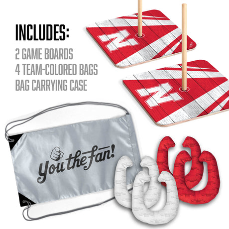Nebraska Huskers Horseshoe Bag Game