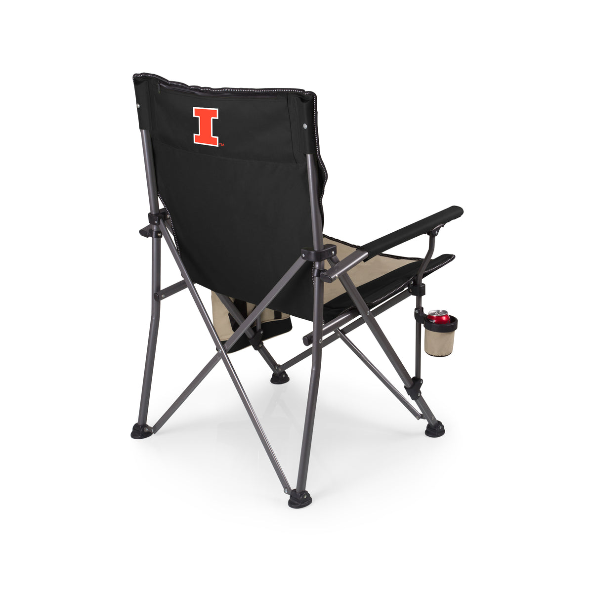 Illinois Fighting Illini Big Bear XXL Camping Chair with Cooler