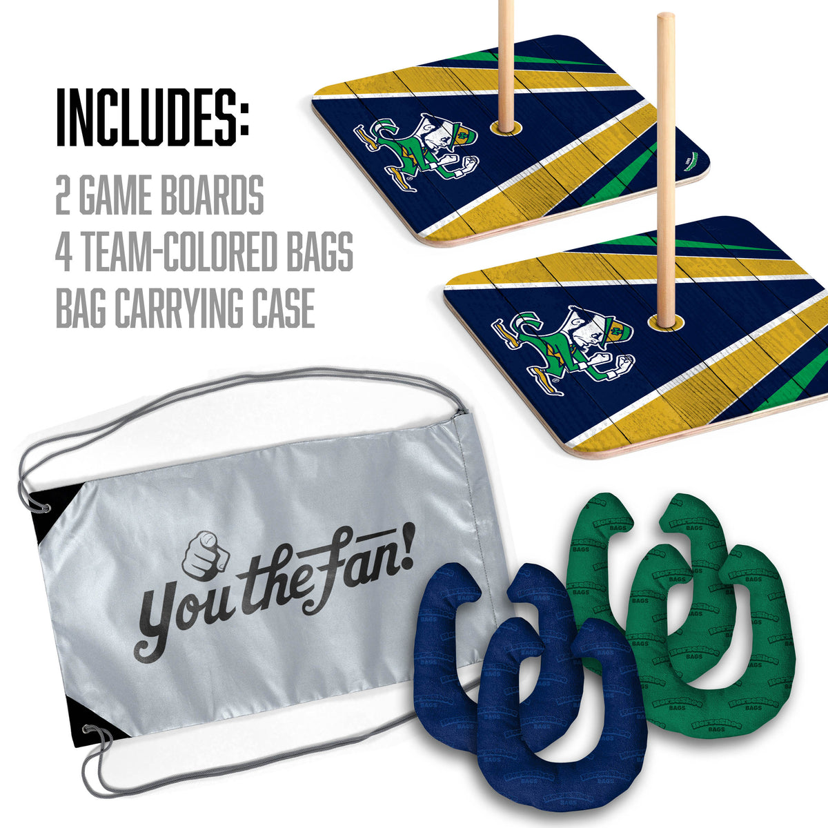 Notre Dame Fighting Irish Horseshoe Bag Game