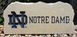Show your love for the Notre Dame Fighting Irish when you add this Engraved Limestone Decorative Stone to your collection.