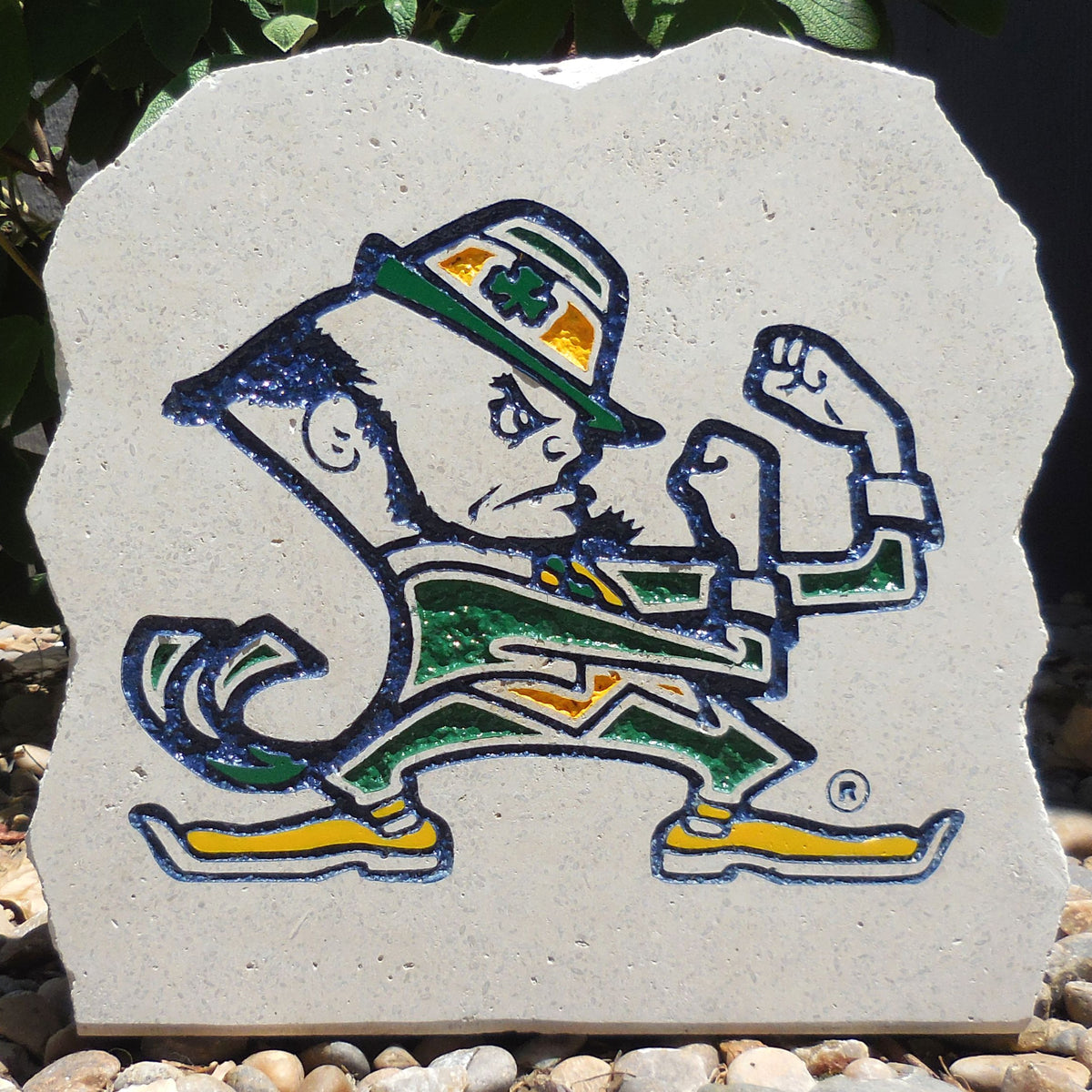 Notre Dame Fighting Irish Decorative Stone 11 – College Logo Stuff