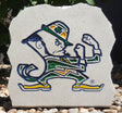 Show your love for the Notre Dame Fighting Irish when you add this Engraved Limestone Decorative Stone to your collection.