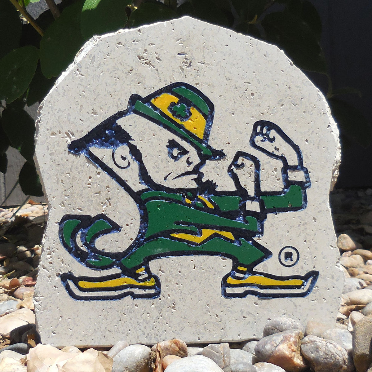 Notre Dame Fighting Irish Decorative Stone Logo 7 – College Logo Stuff
