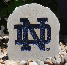 Show your love for the Notre Dame Fighting Irish when you add this Engraved Limestone Decorative Stone to your collection.