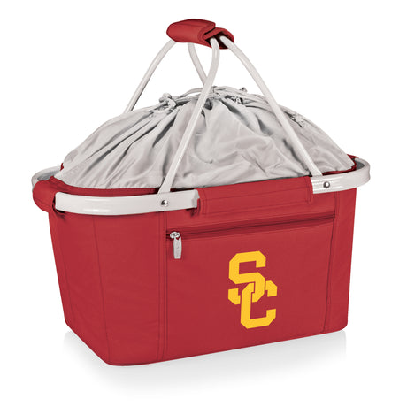 USC Trojans Metro Basket Collapsible Cooler Tote - Red