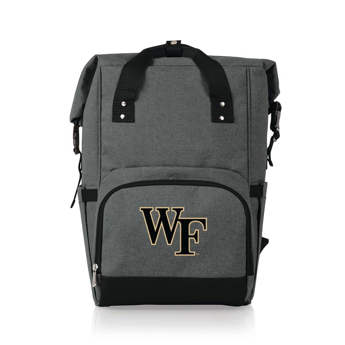 Wake Forest Demon Deacons On The Go Roll-Top Backpack Cooler