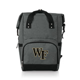 Wake Forest Demon Deacons On The Go Roll-Top Backpack Cooler