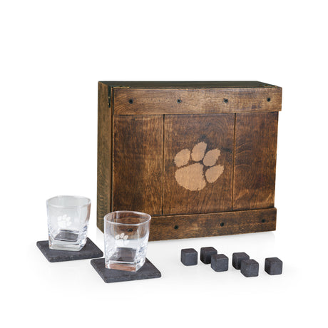 Clemson Tigers Whiskey Box Gift Set