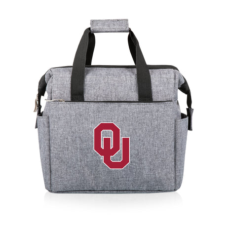 Oklahoma Sooners On The Go Lunch Bag Cooler - Gray