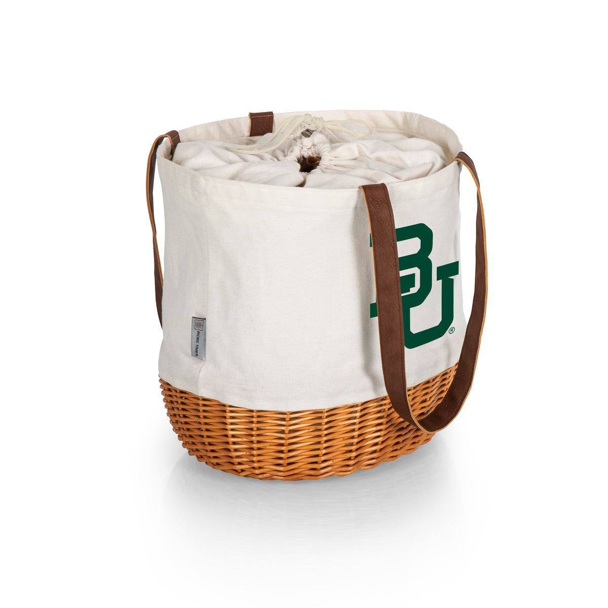 Baylor Bears Coronado Canvas and Willow Basket Tote