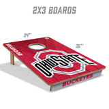 Ohio State Buckeyes 2x3 All Wood Cornhole Game Set
