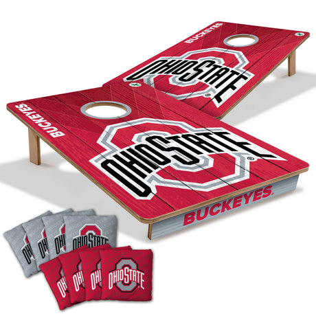 Ohio State Buckeyes 2x3 All Wood Cornhole Game Set