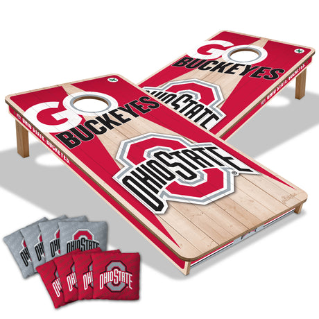 Ohio State Buckeyes 2x4 All Wood Cornhole Game Set