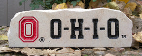 Show your love for the Ohio State Buckeyes when you add this Engraved Limestone Decorative Stone to your collection.