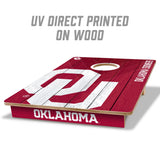 Oklahoma Sooners 2x3 All Wood Cornhole Game Set