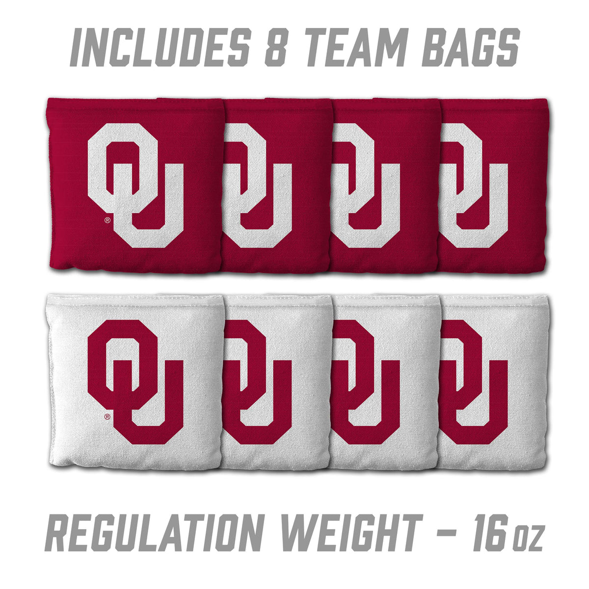 Oklahoma Sooners 2x3 MDF Cornhole Game Set