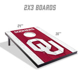 Oklahoma Sooners 2x3 MDF Cornhole Game Set
