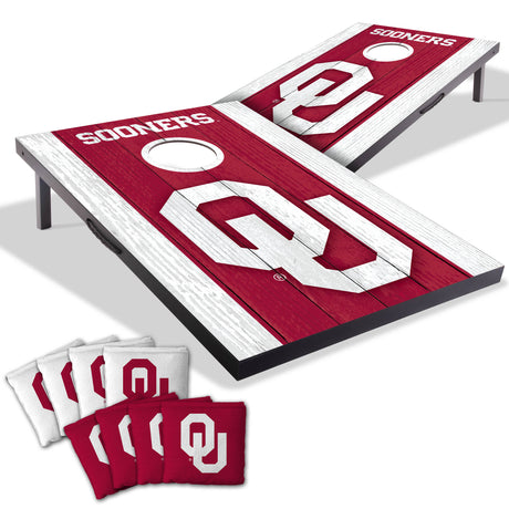 Oklahoma Sooners 2x3 MDF Cornhole Game Set