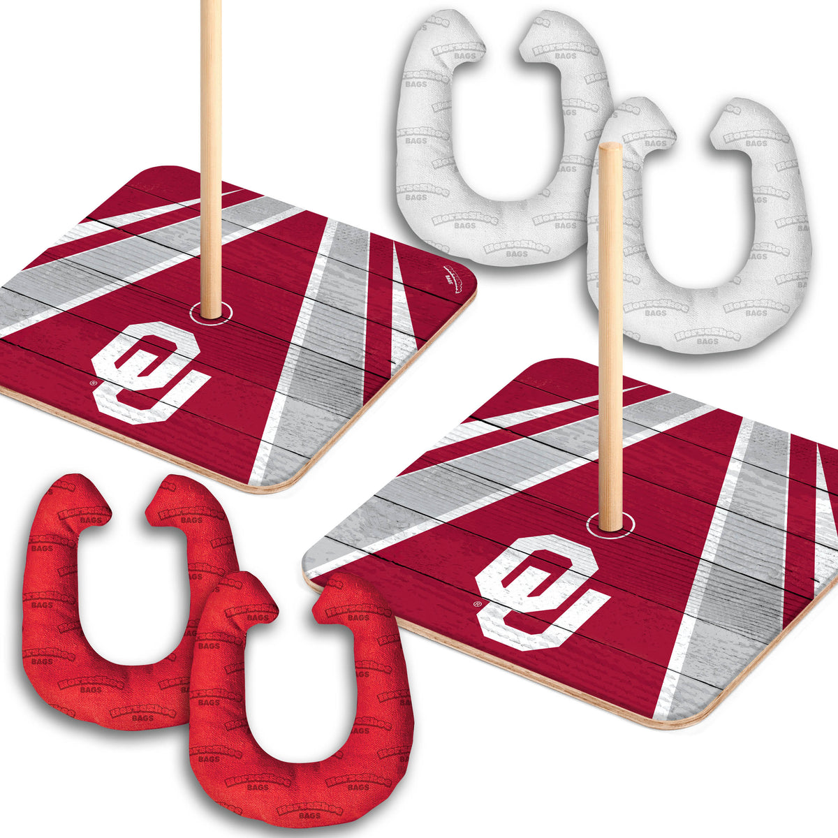 Oklahoma Sooners Horseshoe Bag Game