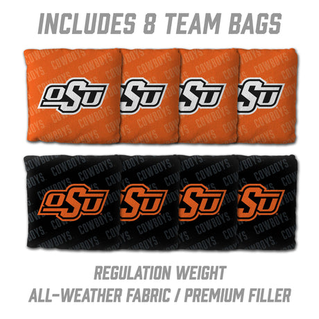 Oklahoma State Cowboys 2x3 All Wood Cornhole Game Set