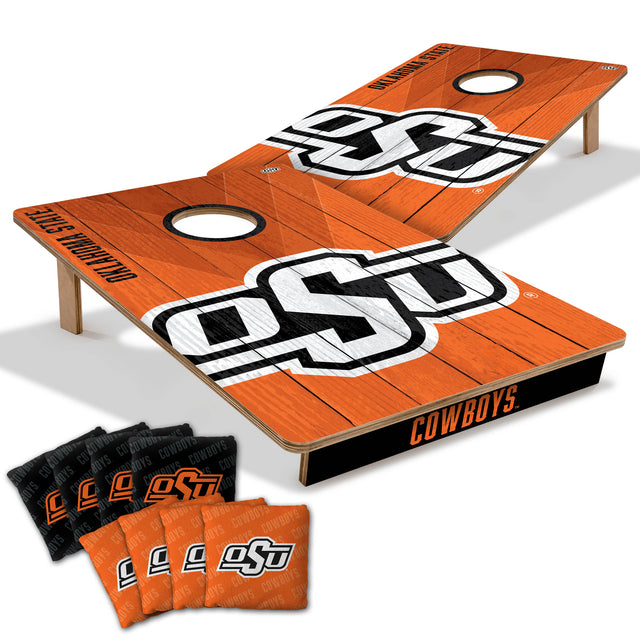 Oklahoma State Cowboys 2x3 All Wood Cornhole Game Set