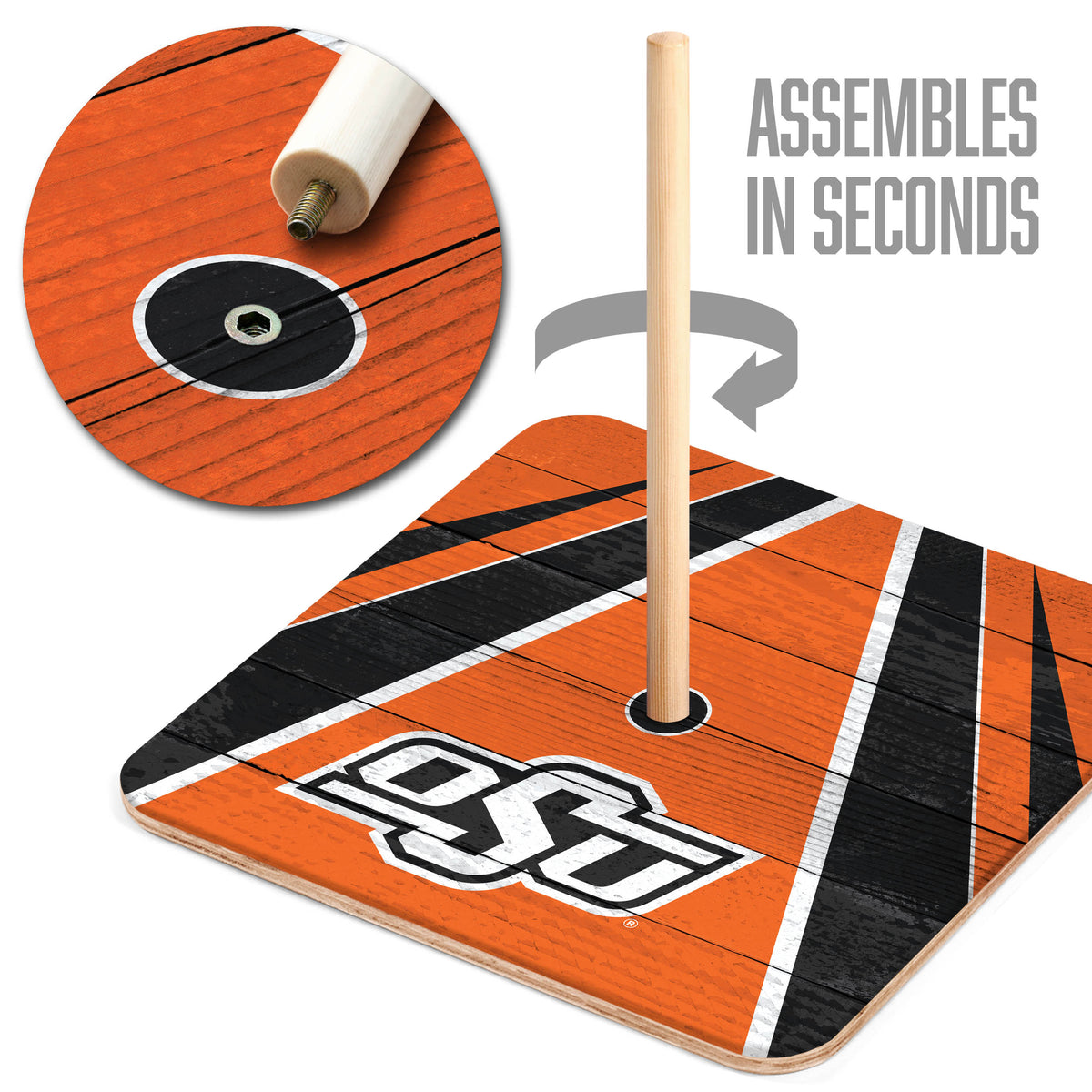 Oklahoma State Cowboys Horseshoe Bag Game