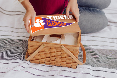 Clemson Tigers Poppy Personal Picnic Basket