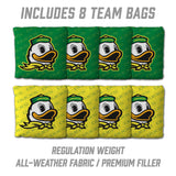 Oregon Ducks 2x4 All Wood Cornhole Game Set
