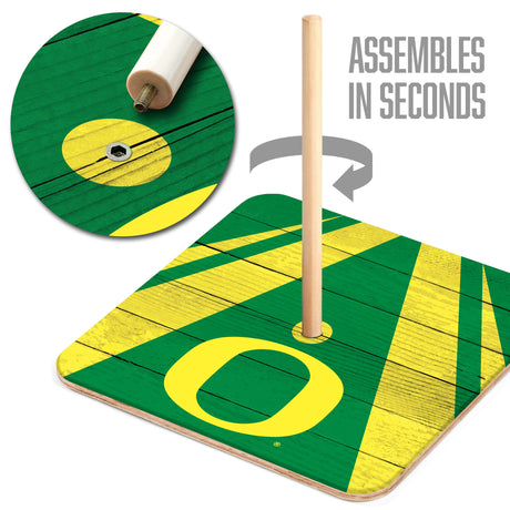 Oregon Ducks Horseshoe Bag Game