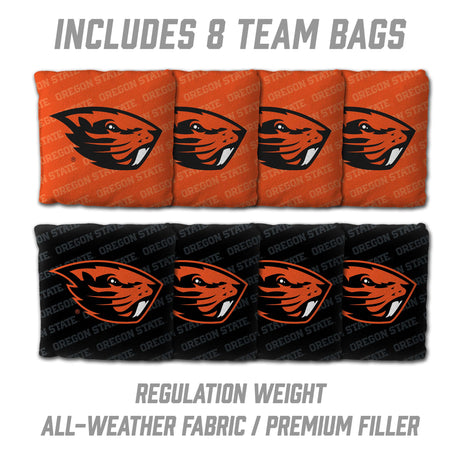 Oregon State Beavers 2x4 All Wood Cornhole Game Set