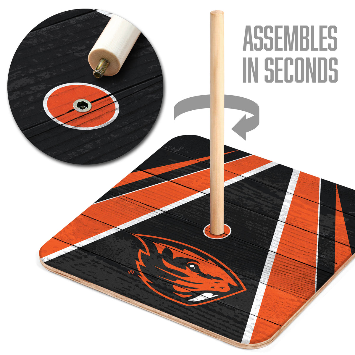 Oregon State Beavers Horseshoe Bag Game