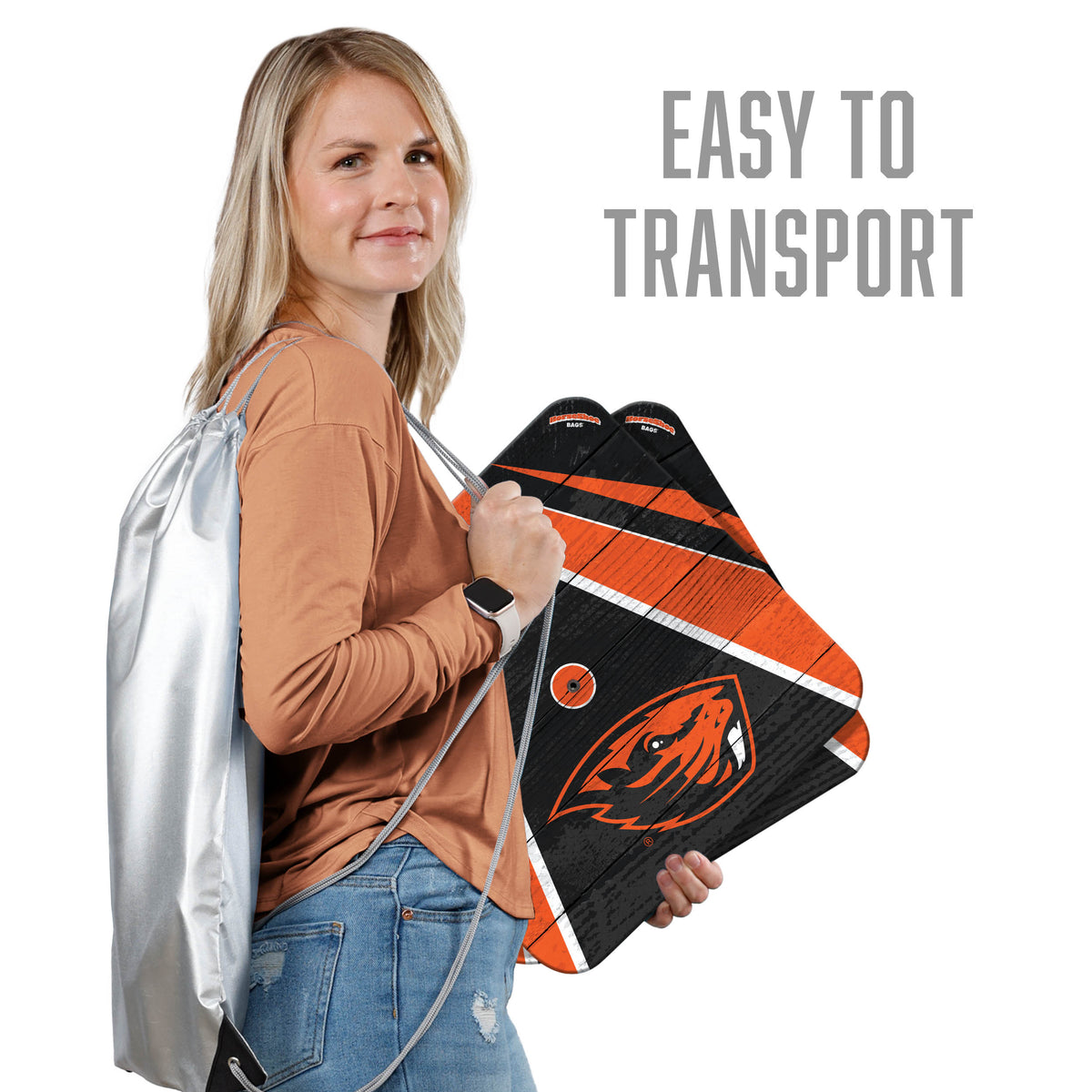Oregon State Beavers Horseshoe Bag Game