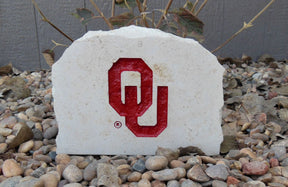Show your love for the Oklahoma Sooners when you add this Engraved Limestone Decorative Stone to your collection.