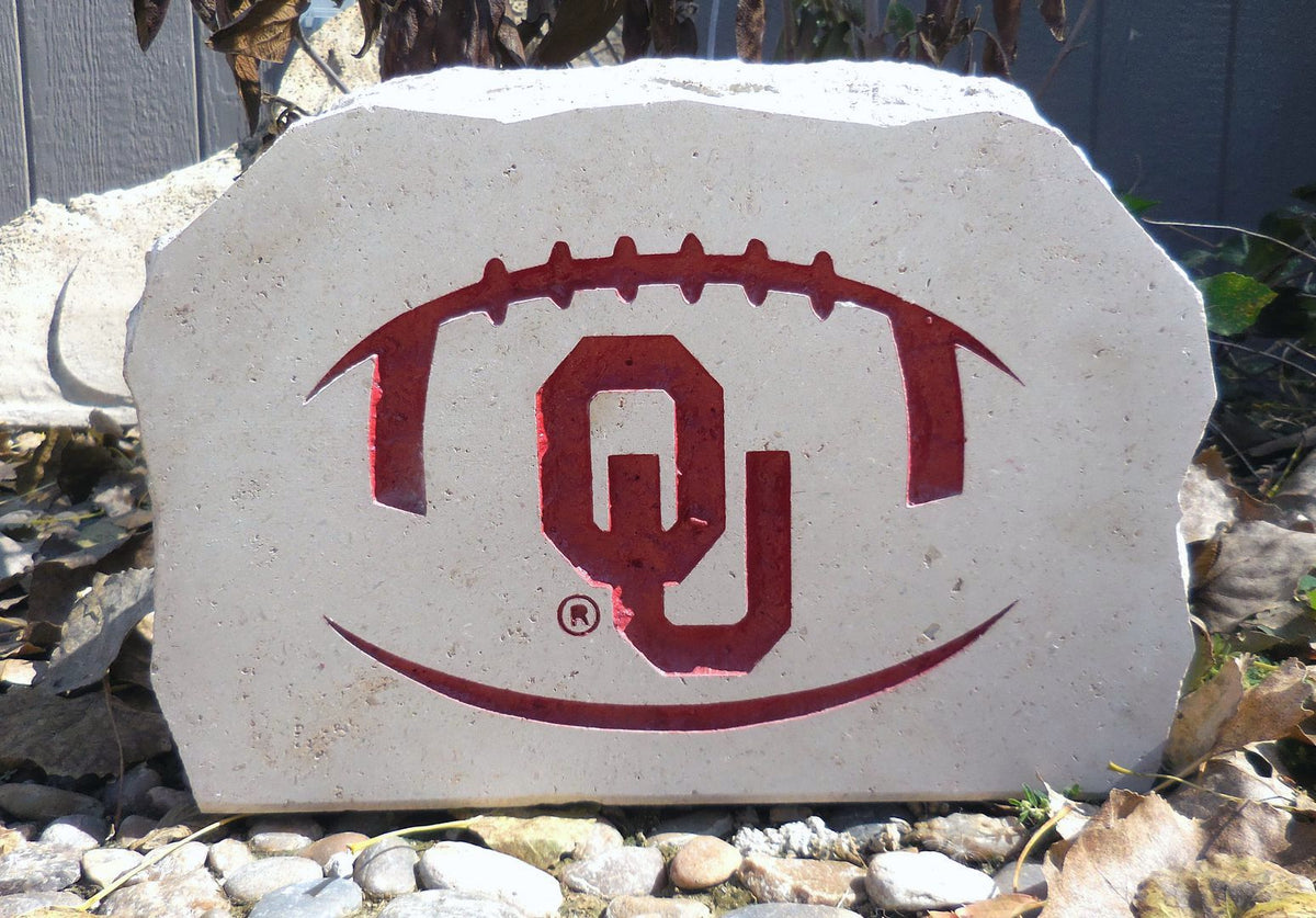 Show your love for the Oklahoma Sooners when you add this Engraved Limestone Decorative Stone to your collection.