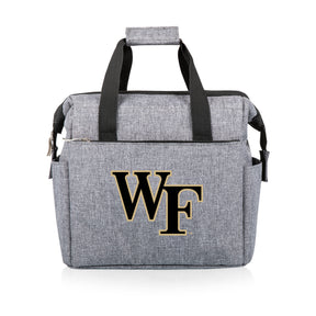 Wake Forest Demon Deacons On The Go Lunch Bag Cooler - Gray