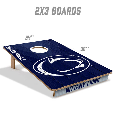 Penn State Nittany Lions 2x3 All Wood Cornhole Game Set