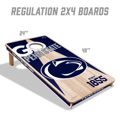 Penn State Nittany Lions 2x4 All Wood Cornhole Game Set