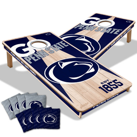 Penn State Nittany Lions 2x4 All Wood Cornhole Game Set