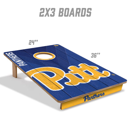 Pittsburgh Panthers 2x3 All Wood Cornhole Game Set