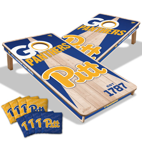 Pittsburgh Panthers 2x4 All Wood Cornhole Game Set