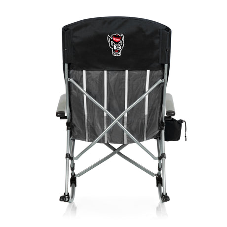 NC State Wolfpack Outdoor Rocking Camp Chair