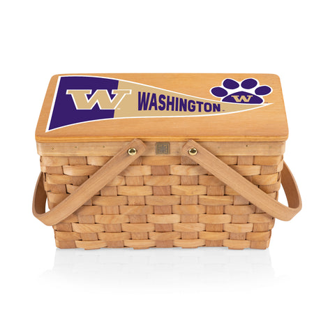 Washington Huskies Poppy Personal Picnic Basket