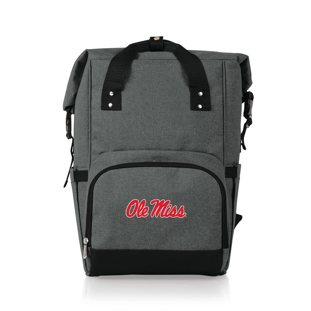 Mississippi Rebels On The Go Roll-Top Backpack Cooler