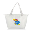 Kansas Jayhawks Eco-Friendly Cooler Tote Bag - White