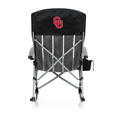 Oklahoma Sooners Outdoor Rocking Camp Chair