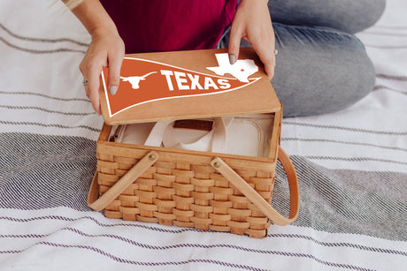 Texas Longhorns Poppy Personal Picnic Basket